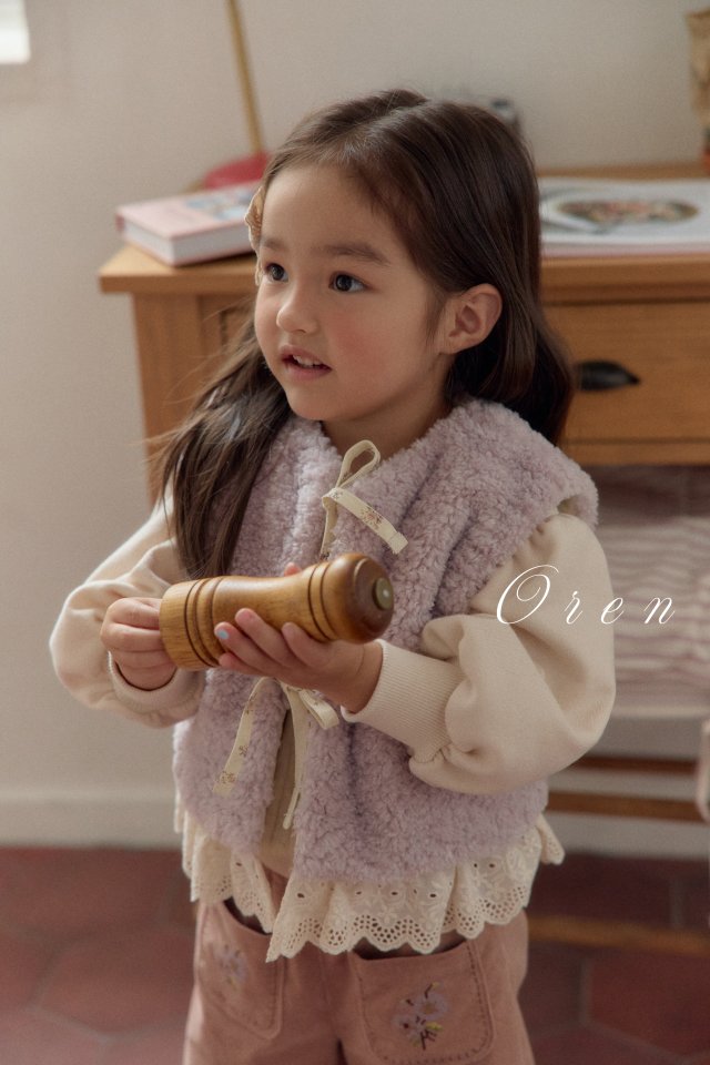 Oren - Korean Children Fashion - #toddlerclothing - Bianca Fur Vest - 4