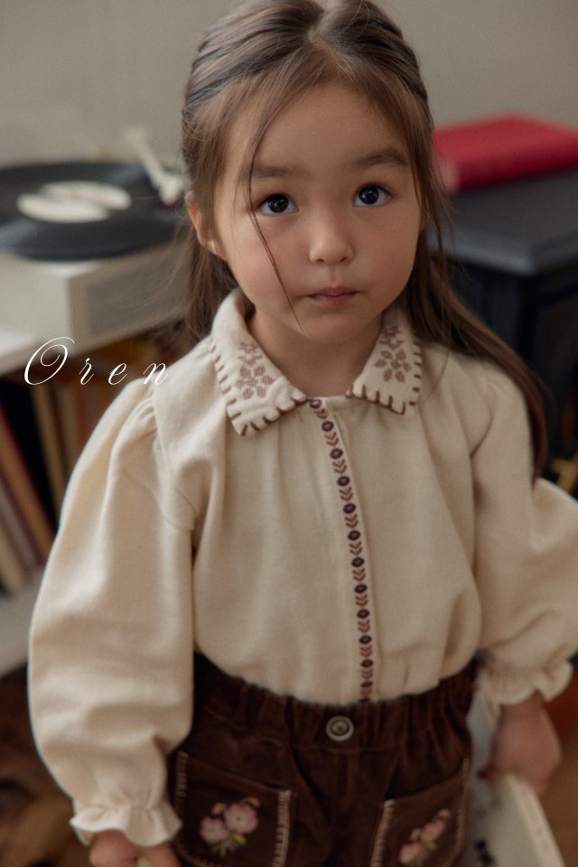 Oren - Korean Children Fashion - #todddlerfashion - Ash Mellow Blouse - 5