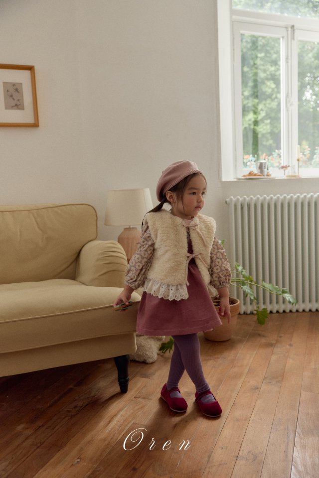 Oren - Korean Children Fashion - #todddlerfashion - Bianca Fur Vest - 2