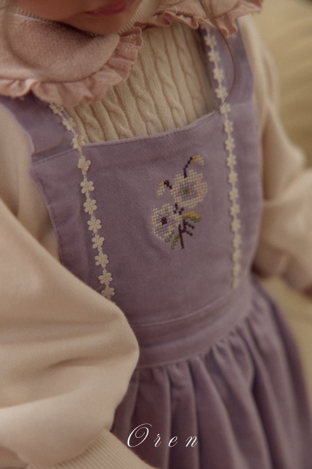 Oren - Korean Children Fashion - #toddlerclothing - Riley Embroidered Skirt - 2