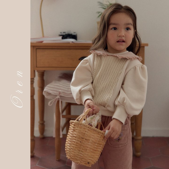 Oren - Korean Children Fashion - #toddlerclothing - Clement Cable Sweatshirt