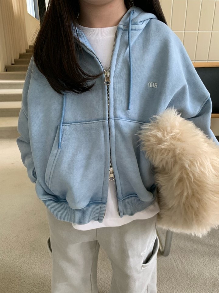 Our - Korean Children Fashion - #littlefashionista - Stonewashed Hoodie - 9