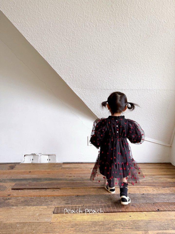 Peach Peach - Korean Children Fashion - #Kfashion4kids - Love Love One-piece - 8
