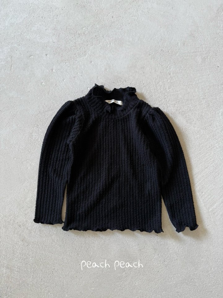 Peach Peach - Korean Children Fashion - #childofig - Miel Turtleneck Tee - 7