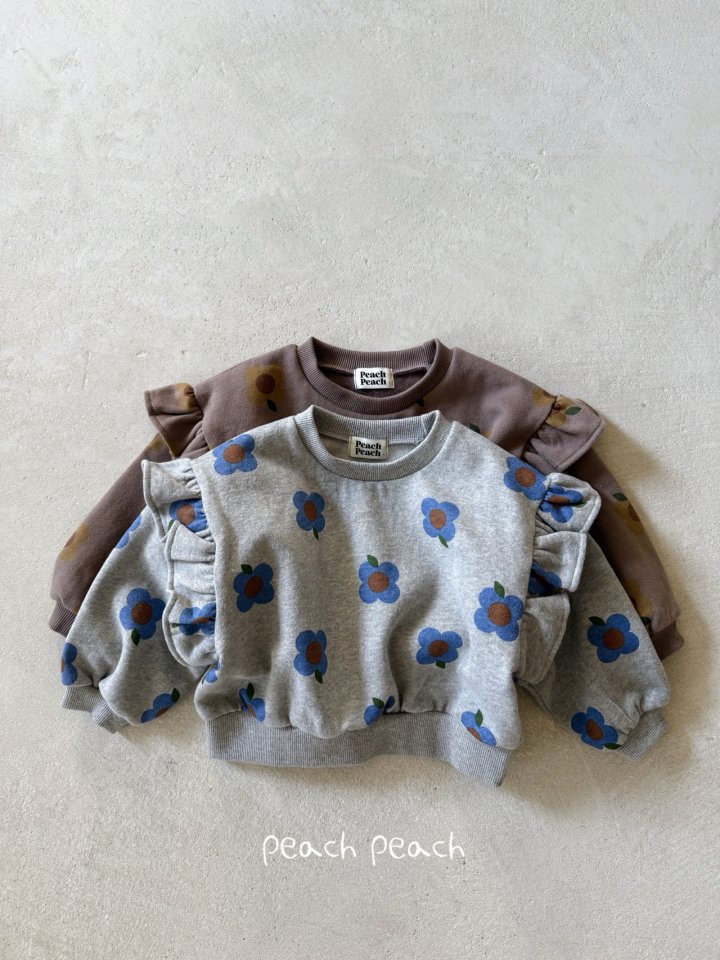 Peach Peach - Korean Children Fashion - #childofig - Daisy Sweatshirt - 11