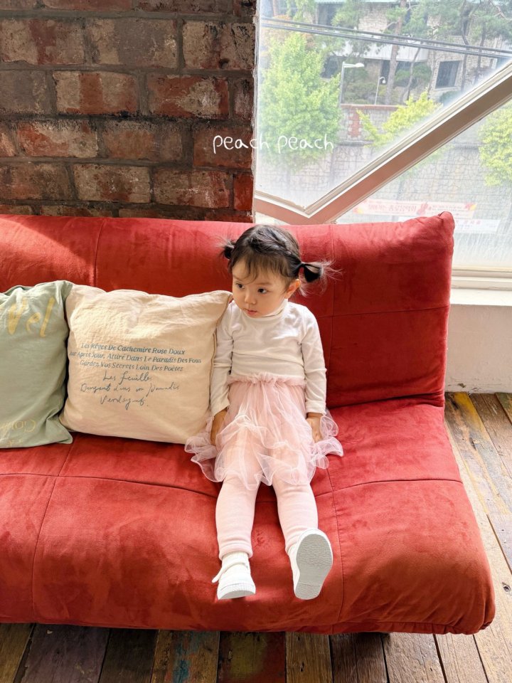 Peach Peach - Korean Children Fashion - #childofig - Darling Tutu Leggings - 4
