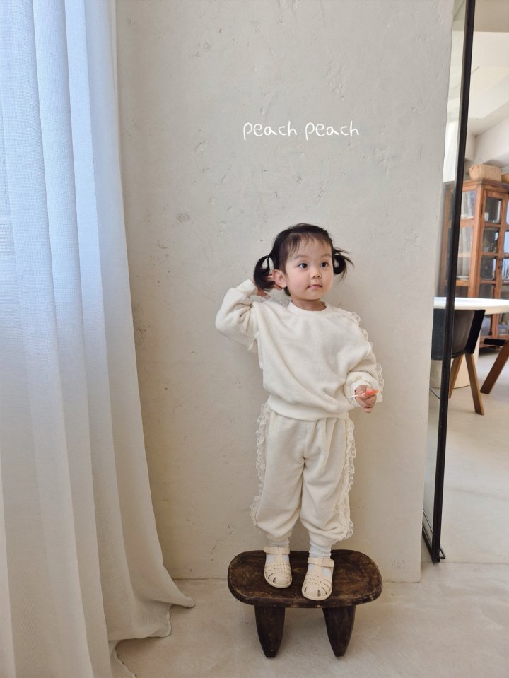 Peach Peach - Korean Children Fashion - #fashionkids - Chouchou Sweatshirt - 5
