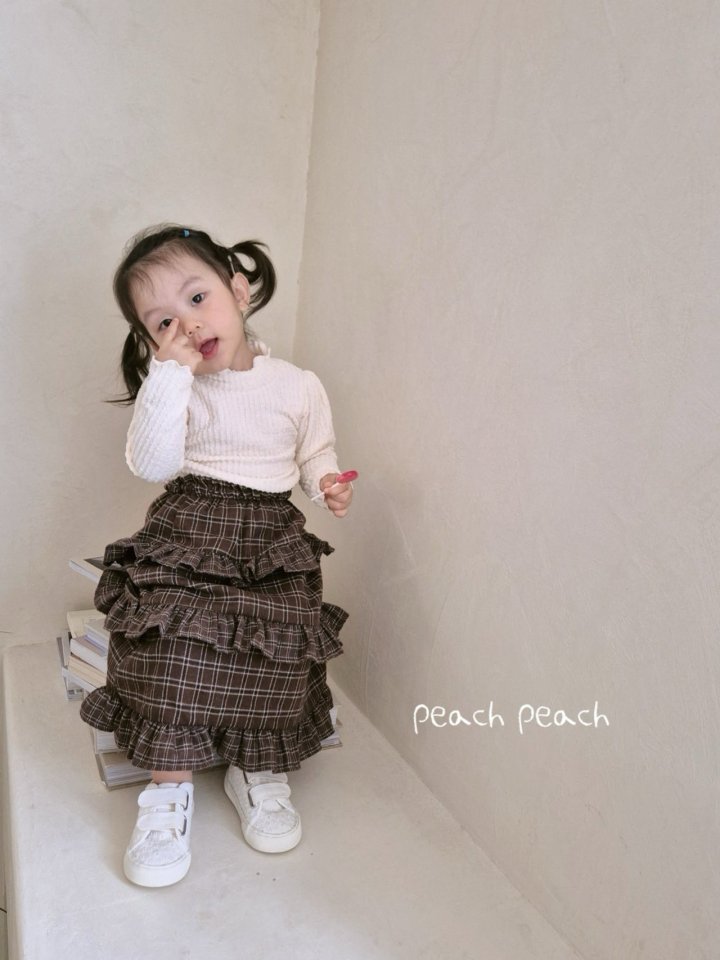 Peach Peach - Korean Children Fashion - #kidsshorts - Miel Turtleneck Tee - 12