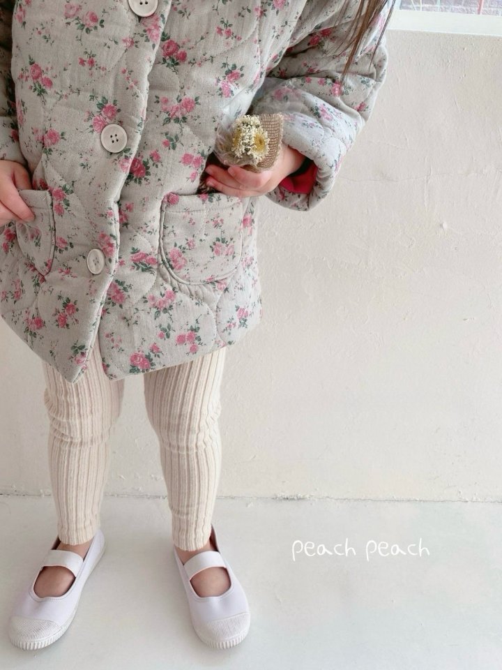 Peach Peach - Korean Children Fashion - #kidsshorts - First Snow Leggings - 7