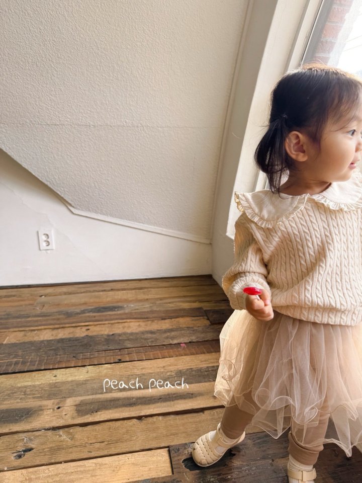 Peach Peach - Korean Children Fashion - #kidsshorts - Darling Tutu Leggings - 8