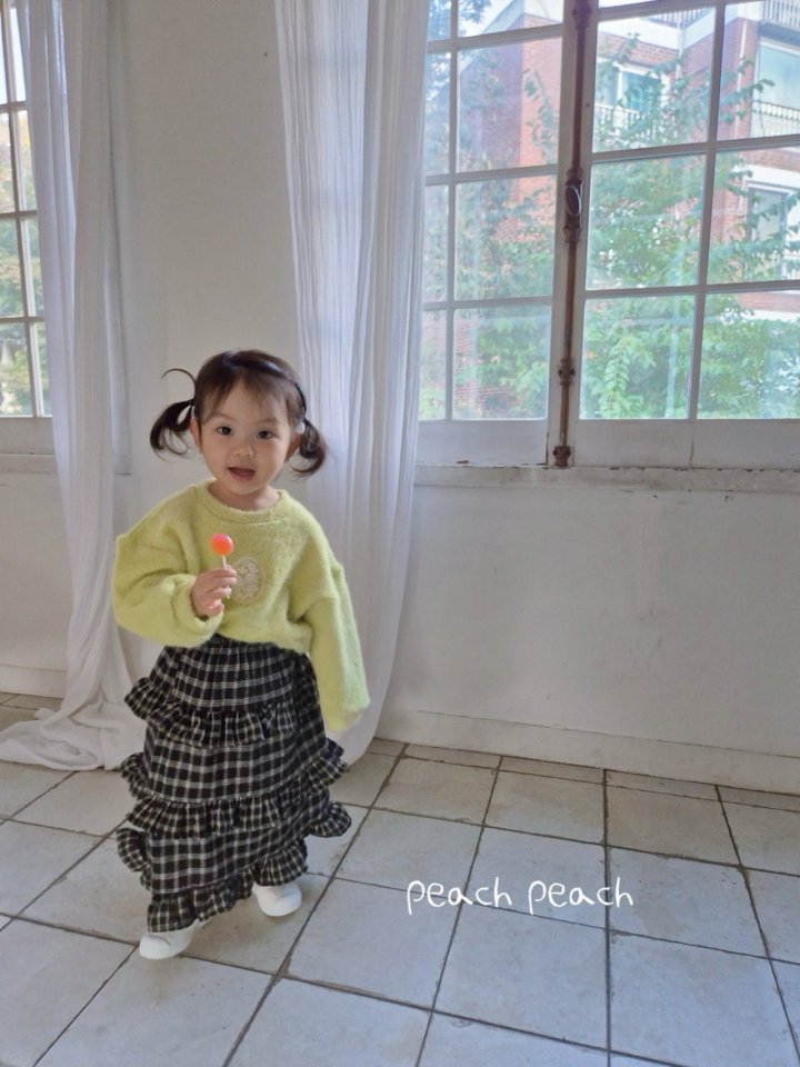 Peach Peach - Korean Children Fashion - #kidzfashiontrend - Chocolate Skirt - 3