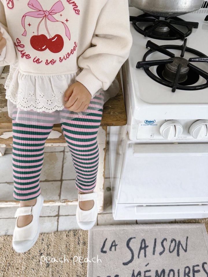 Peach Peach - Korean Children Fashion - #kidzfashiontrend - Jelly Leggings - 11