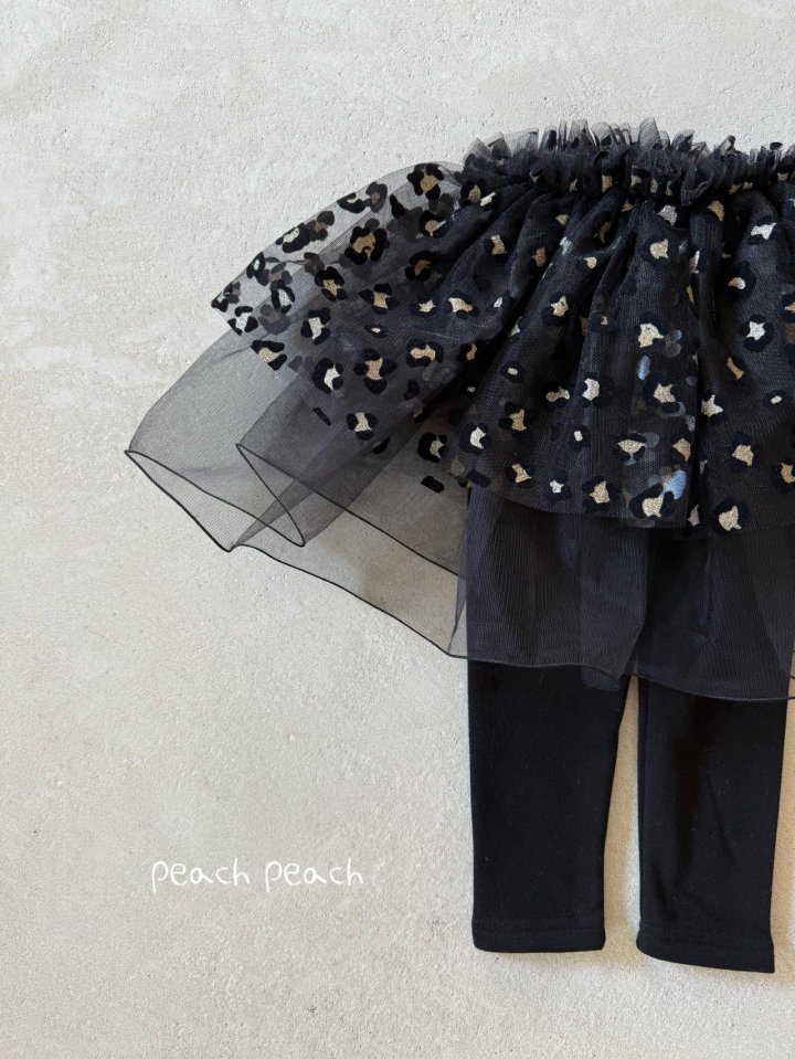 Peach Peach - Korean Children Fashion - #kidzfashiontrend - Leo Tutu Leggings - 12