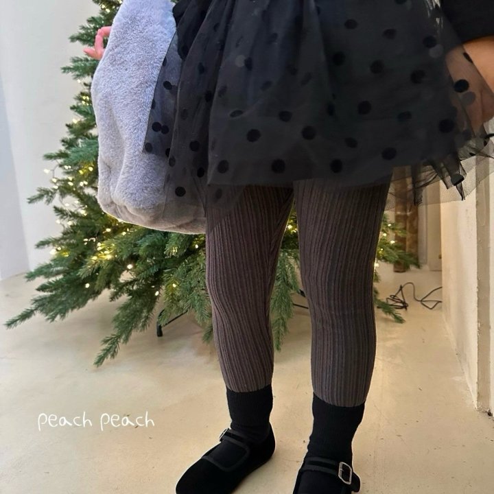 Peach Peach - Korean Children Fashion - #littlefashionista - First Snow Leggings - 11