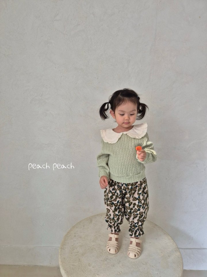 Peach Peach - Korean Children Fashion - #littlefashionista - Lauren Collar Knit - 7