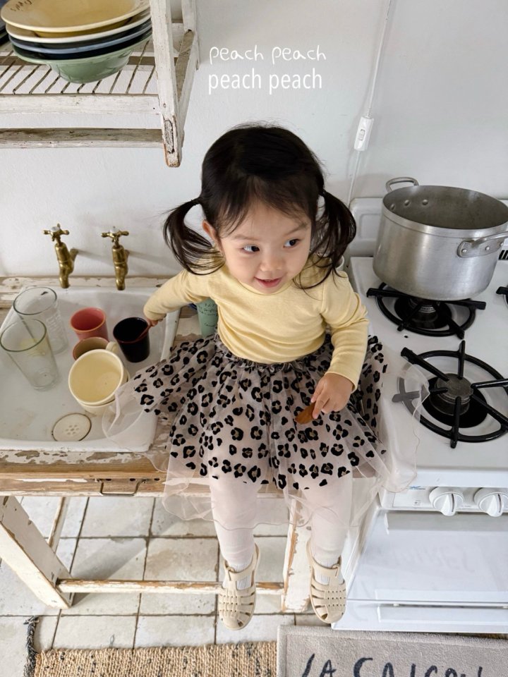 Peach Peach - Korean Children Fashion - #magicofchildhood - Leo Tutu Leggings