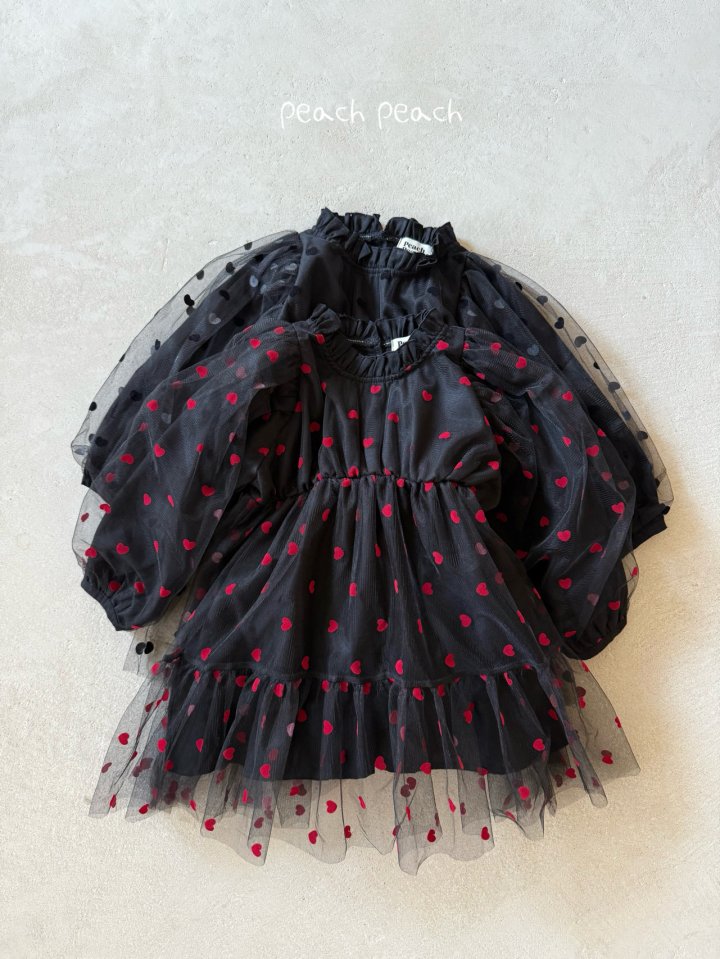 Peach Peach - Korean Children Fashion - #minifashionista - Love Love One-piece - 11