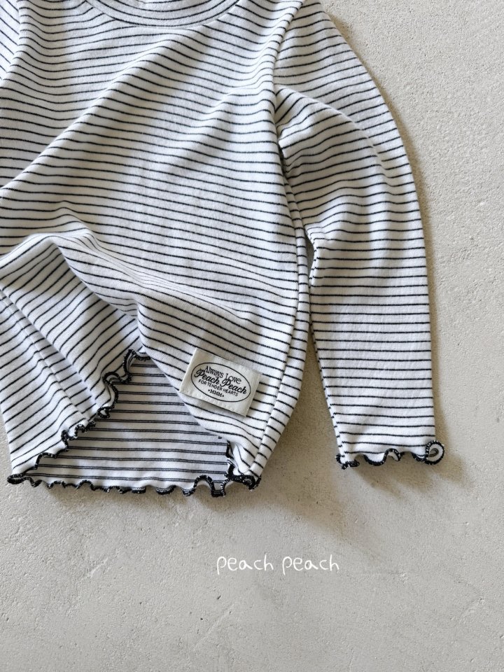 Peach Peach - Korean Children Fashion - #minifashionista - Pompom Turtleneck Tee - 9