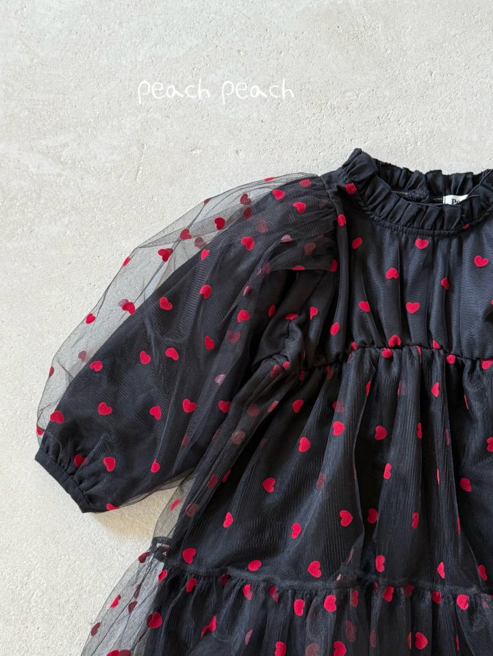 Peach Peach - Korean Children Fashion - #prettylittlegirls - Love Love One-piece - 12