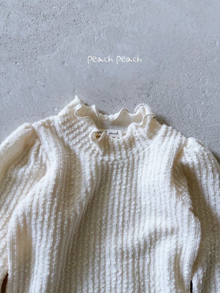 Peach Peach - Korean Children Fashion - #stylishchildhood - Miel Turtleneck Tee - 6