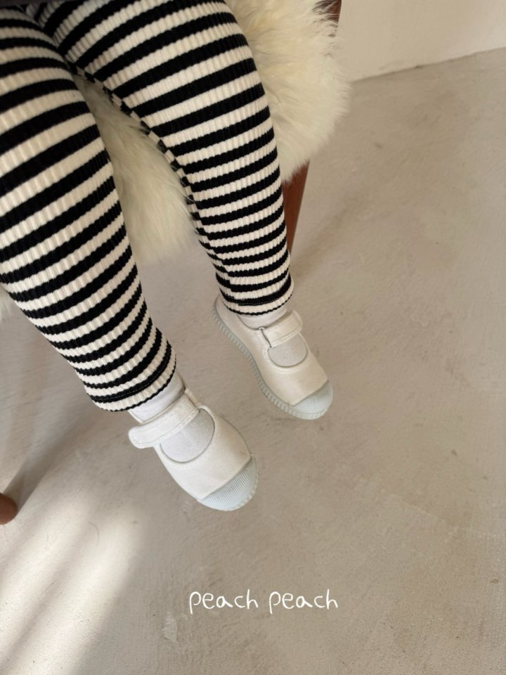 Peach Peach - Korean Children Fashion - #stylishchildhood - Jelly Leggings - 3