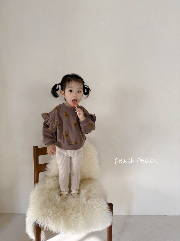 Peach Peach - Korean Children Fashion - #stylishchildhood - Daisy Sweatshirt - 10
