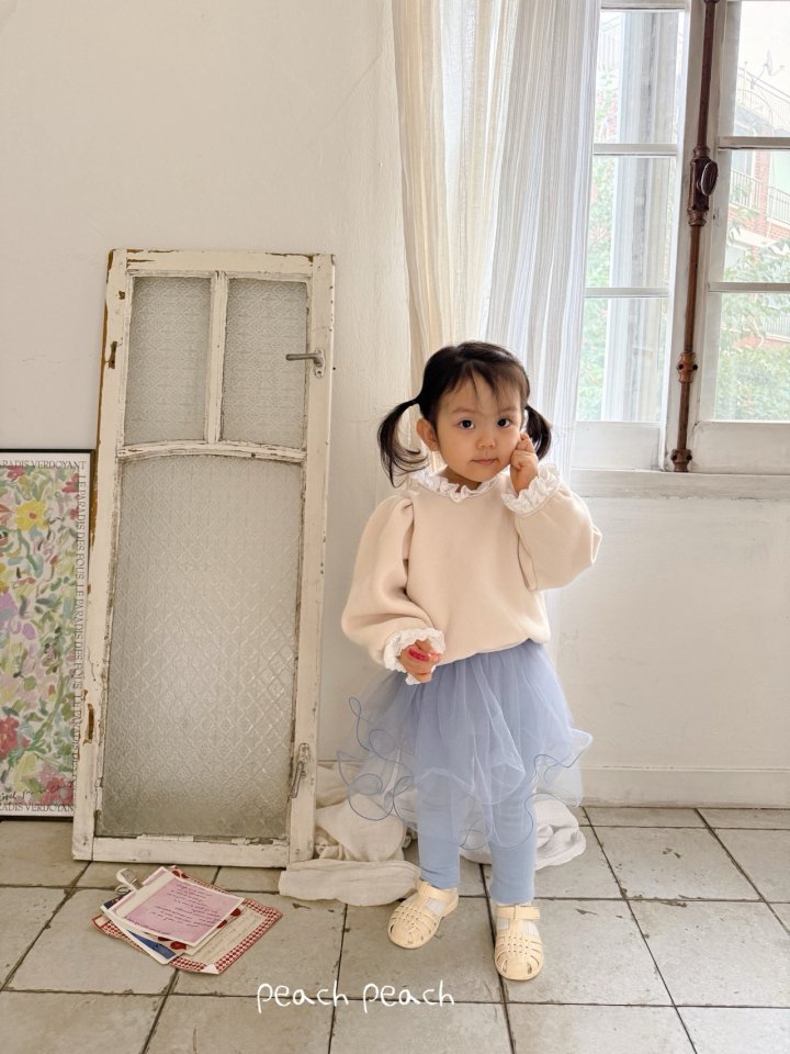 Peach Peach - Korean Children Fashion - #todddlerfashion - Petit Sweatshirt - 6