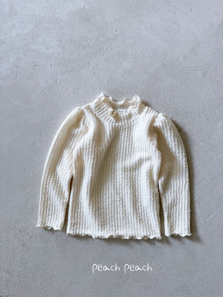Peach Peach - Korean Children Fashion - #prettylittlegirls - Miel Turtleneck Tee - 4