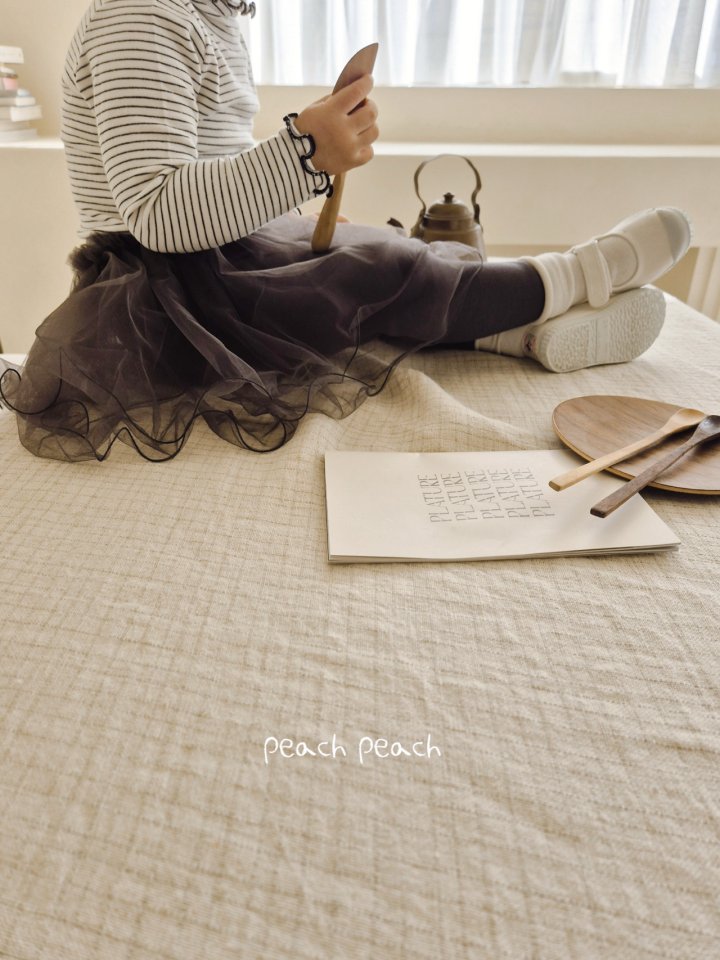 Peach Peach - Korean Children Fashion - #todddlerfashion - Pompom Turtleneck Tee - 11