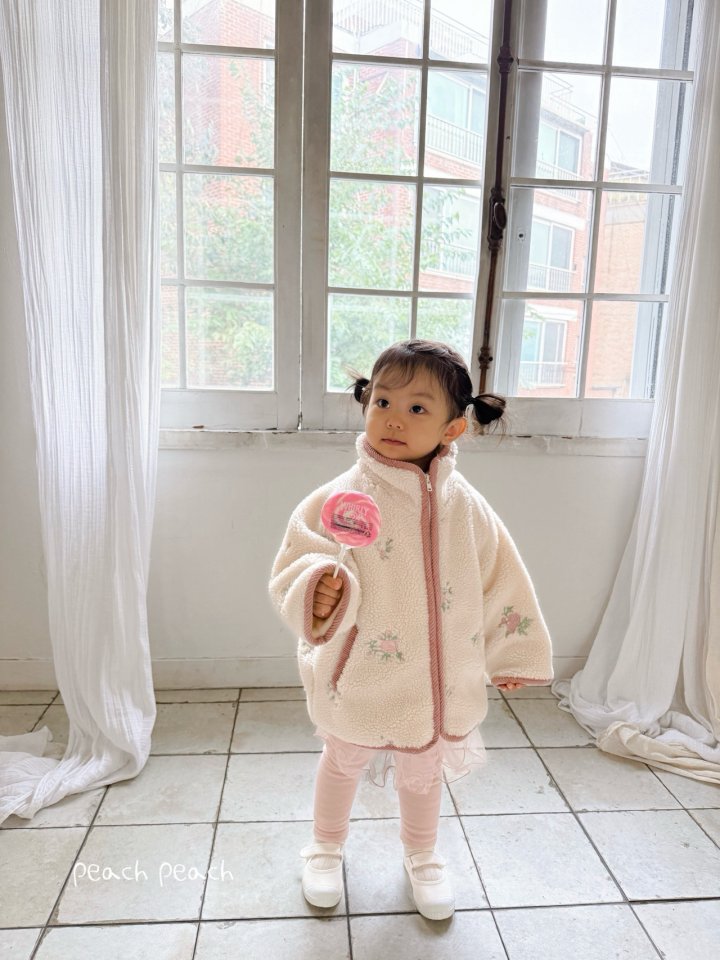 Peach Peach - Korean Children Fashion - #toddlerclothing - Romy Furry Jumper - 8