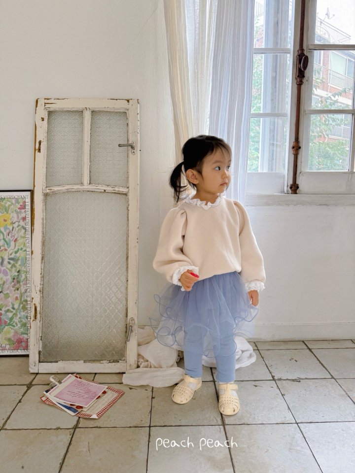 Peach Peach - Korean Children Fashion - #toddlerclothing - Petit Sweatshirt - 7