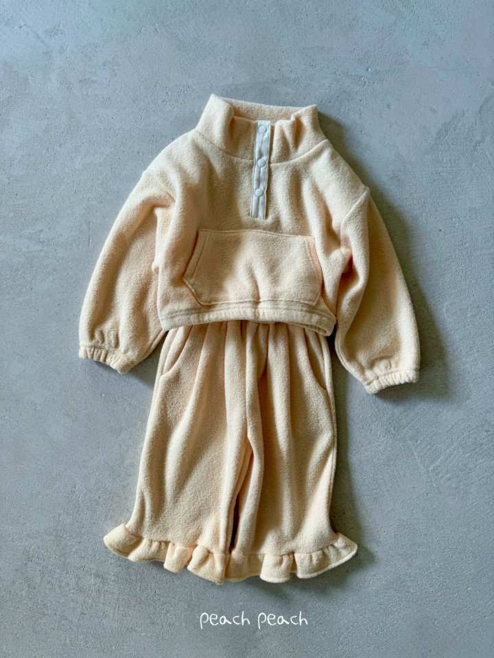 Peach Peach - Korean Children Fashion - #toddlerclothing - Carol Frill Pants - 11