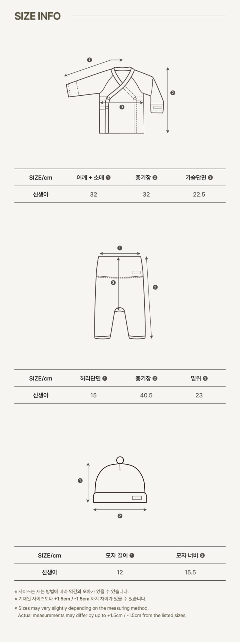 Peekaboo - Korean Baby Fashion - #smilingbaby - Willy Newborn Set - 4