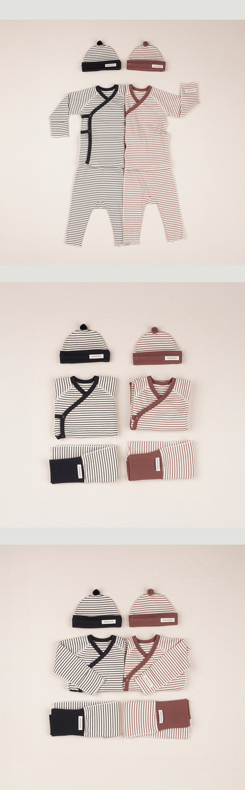 Peekaboo - Korean Baby Fashion - #onlinebabyshop - Willy Newborn Set - 2