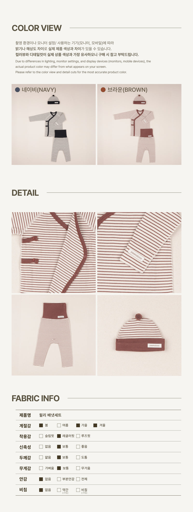 Peekaboo - Korean Baby Fashion - #smilingbaby - Willy Newborn Set - 3