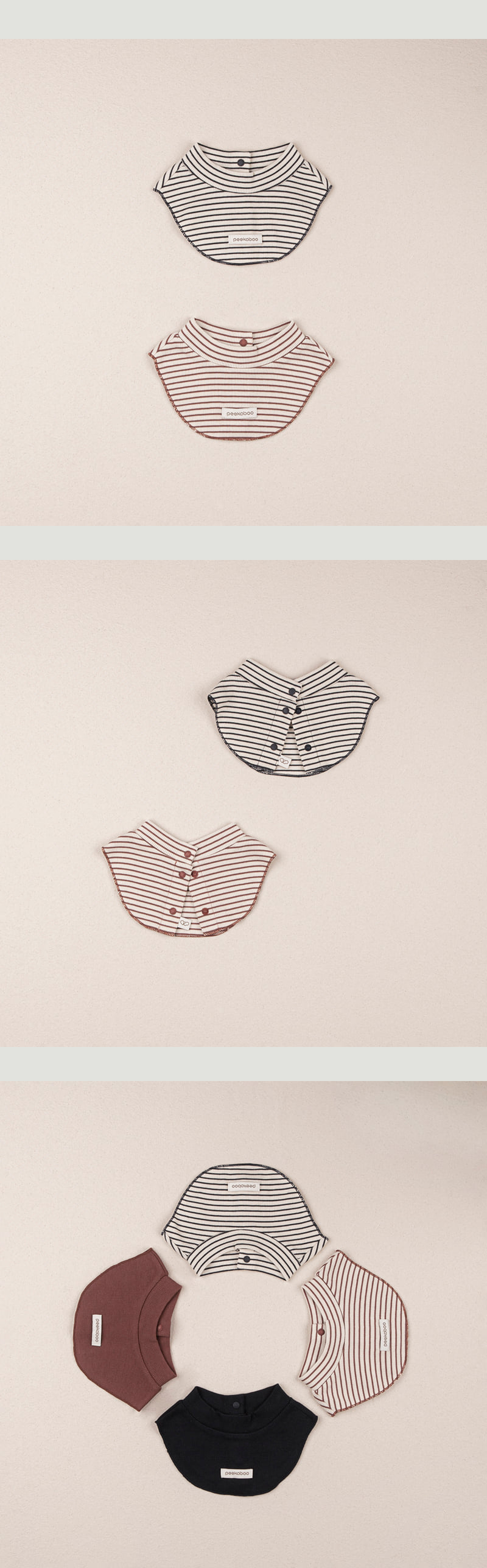 Peekaboo - Korean Children Fashion - #kidzfashiontrend - Willy Stripe Fake Turtleneck - 2