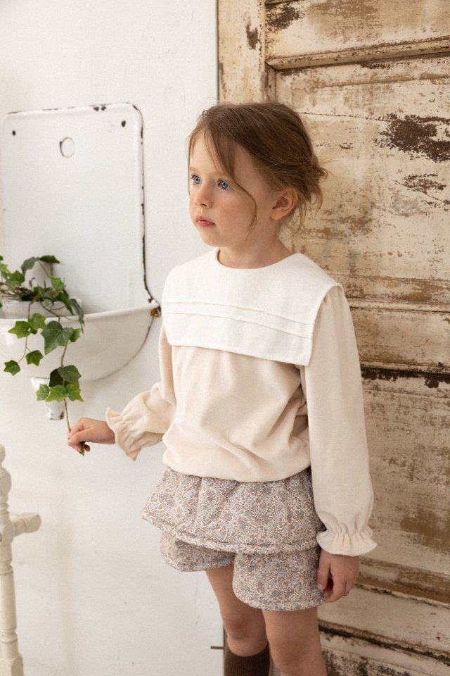 Perrobebe - Korean Children Fashion - #Kfashion4kids - Gabi Big Collar Tee - 9