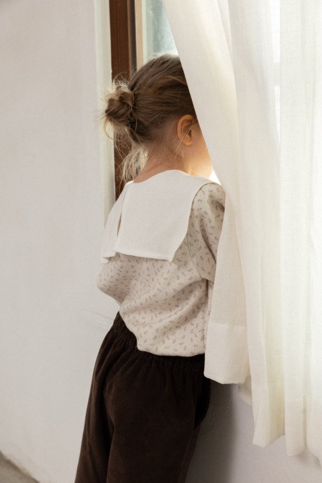 Perrobebe - Korean Children Fashion - #designkidswear - Gabi Big Collar Tee - 3