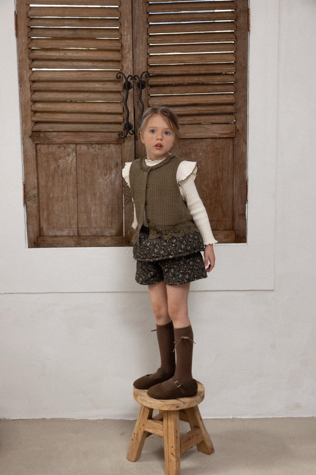 Perrobebe - Korean Children Fashion - #discoveringself - Ivy Knit Vest - 6