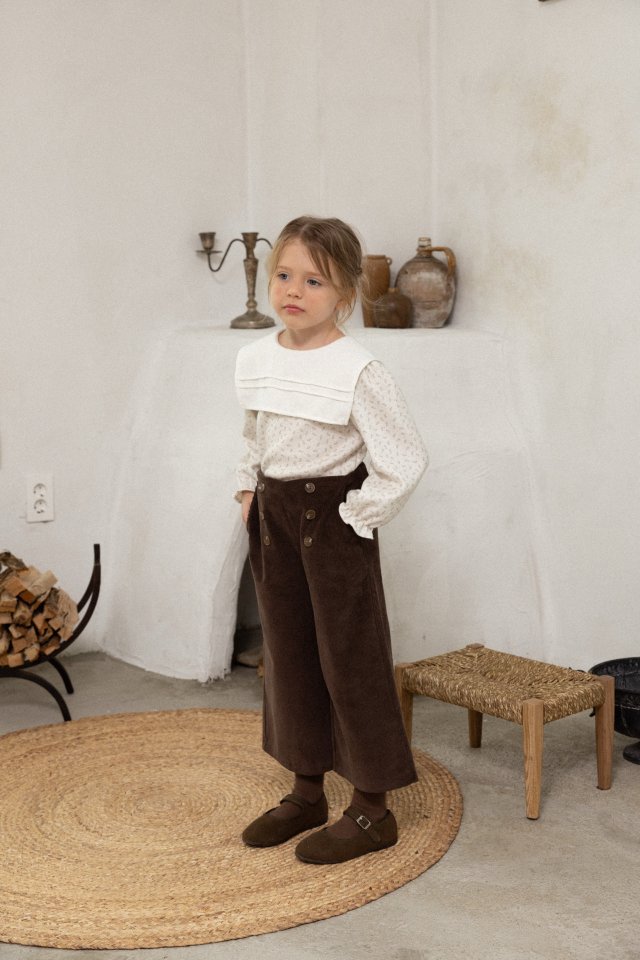 Perrobebe - Korean Children Fashion - #designkidswear - Gabi Big Collar Tee - 4