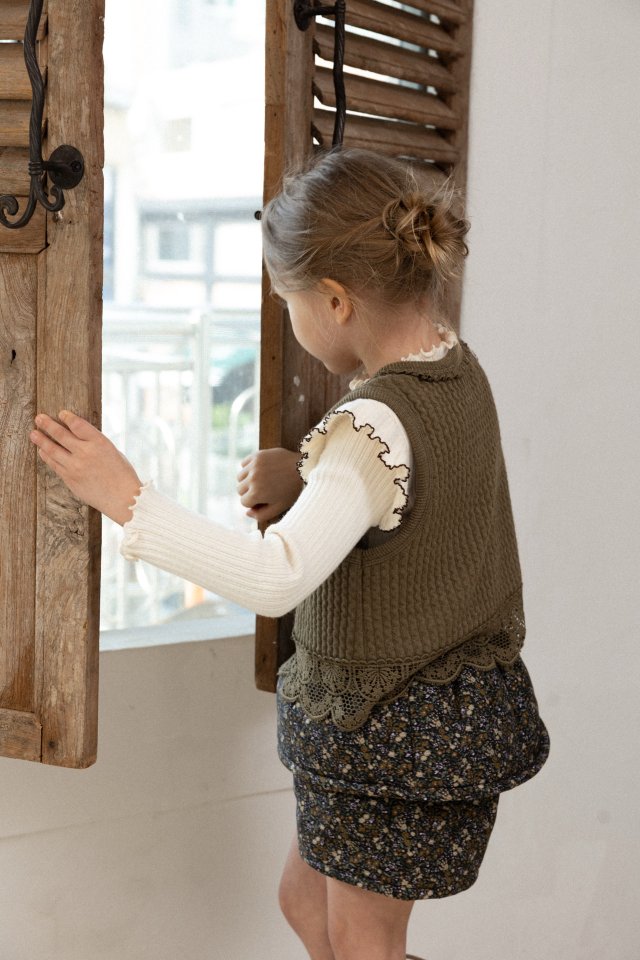 Perrobebe - Korean Children Fashion - #fashionkids - Ivy Knit Vest - 7
