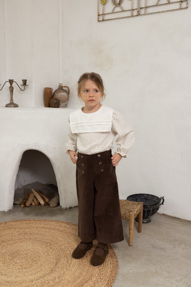 Perrobebe - Korean Children Fashion - #fashionkids - Gabi Big Collar Tee - 5