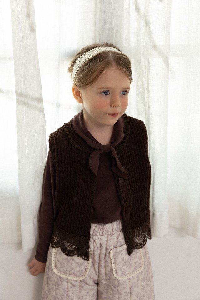 Perrobebe - Korean Children Fashion - #kidsshorts - Ivy Knit Vest - 8