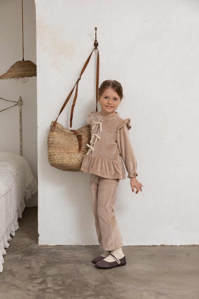 Perrobebe - Korean Children Fashion - #kidsshorts - Amy Ribbon Set - 5