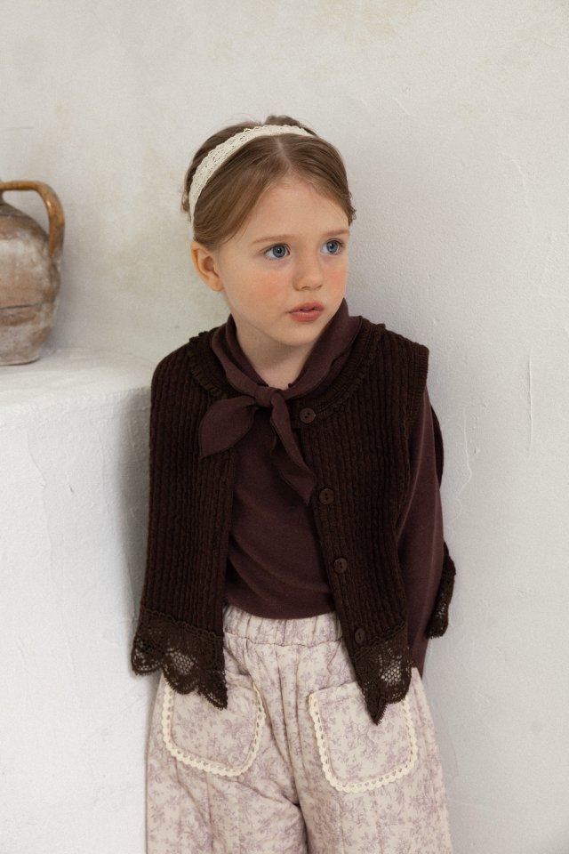 Perrobebe - Korean Children Fashion - #kidsstore - Ivy Knit Vest - 9