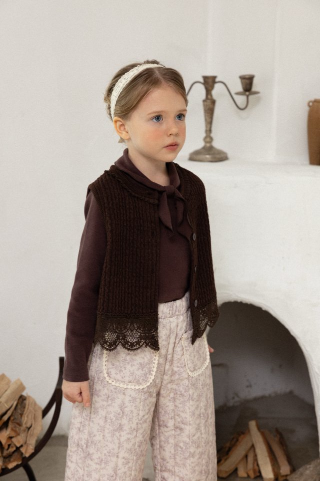 Perrobebe - Korean Children Fashion - #kidzfashiontrend - Ivy Knit Vest - 10