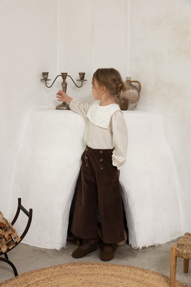 Perrobebe - Korean Children Fashion - #kidzfashiontrend - Gabi Big Collar Tee - 8
