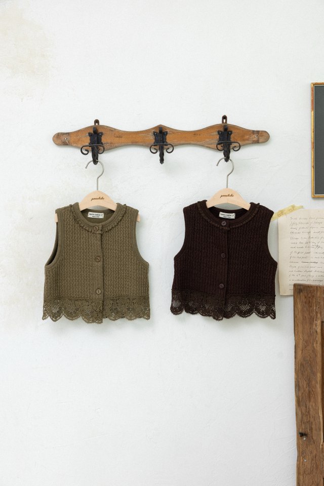 Perrobebe - Korean Children Fashion - #littlefashionista - Ivy Knit Vest - 12