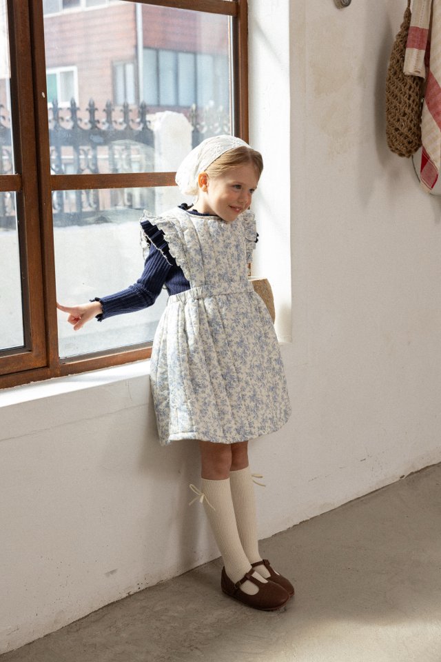 Perrobebe - Korean Children Fashion - #littlefashionista - Iris Padded One-piece - 5