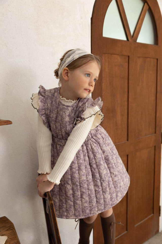 Perrobebe - Korean Children Fashion - #toddlerclothing - Marie Pin Coat Tee - 6